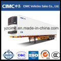 Cimc 13m 40FT 3 Ejes Refrigerador Semi Remolque